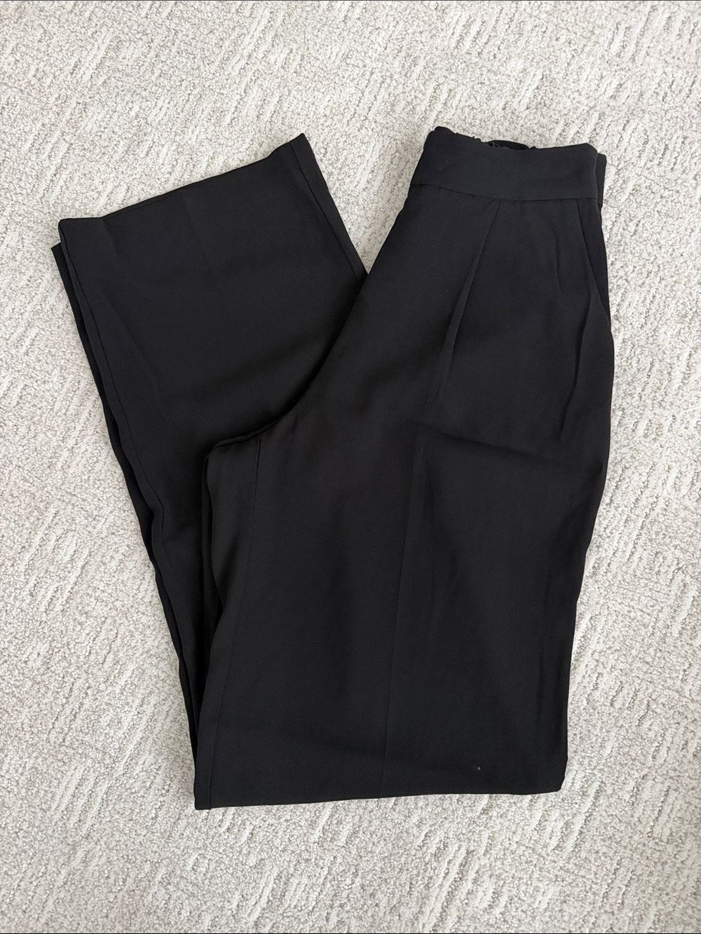 Aritzia Babaton Black High-Waist Dress Pants